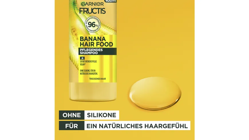Garnier Fructis Banana Hair Food Shampoo 400 ml