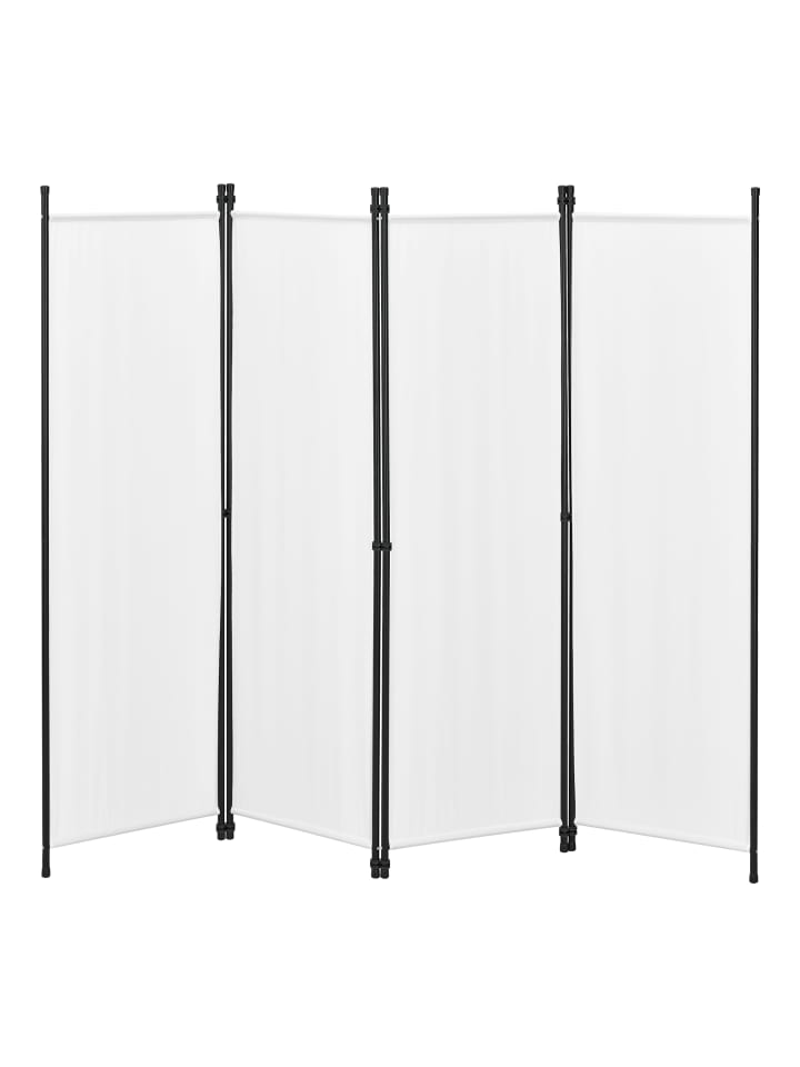 en.casa Raumteiler Huesca - 4-teilig in Beige (H)171cm (B)200cm günstig kaufen onesize