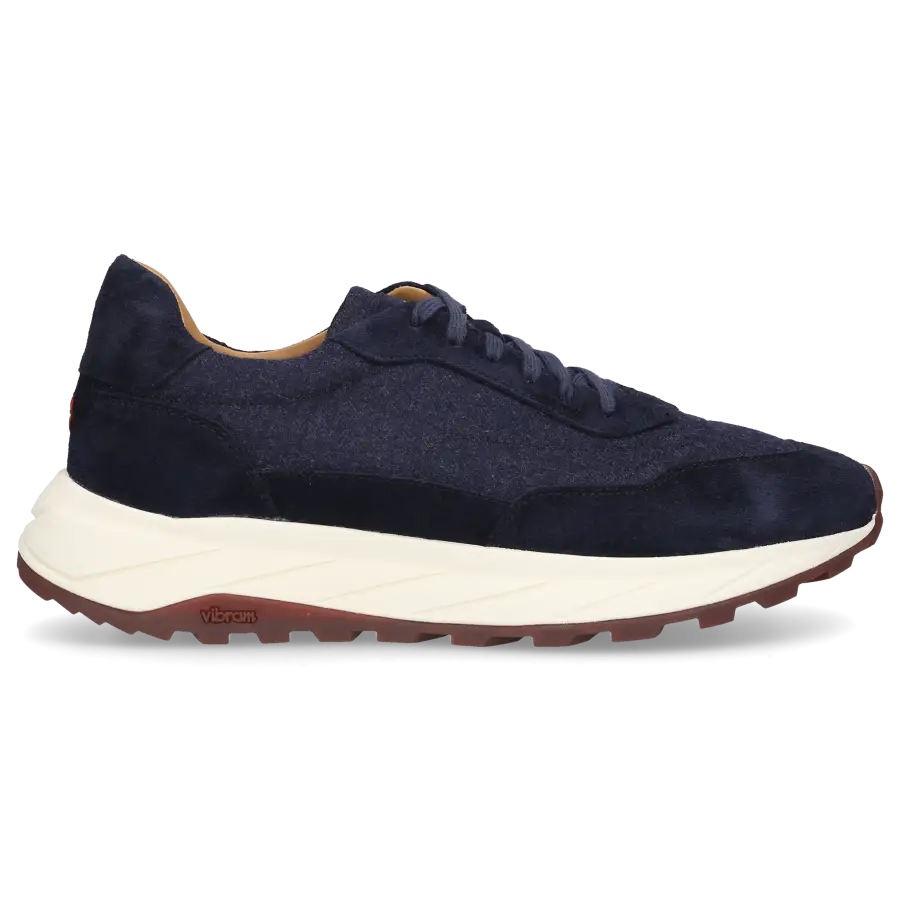 Henderson - Sneaker low FALCON Kalbsveloursleder - blau