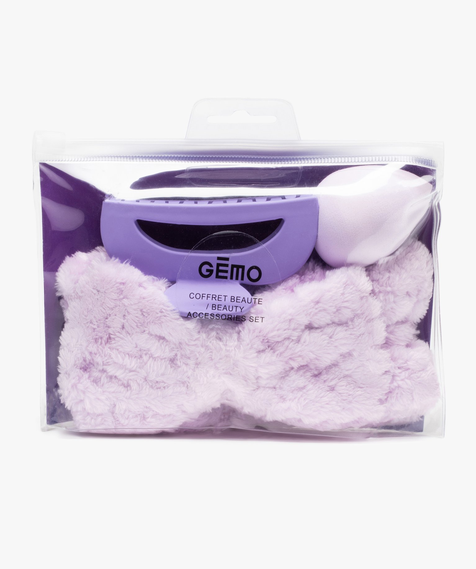 Pochette accessoires maquillage femme violet | GEMO