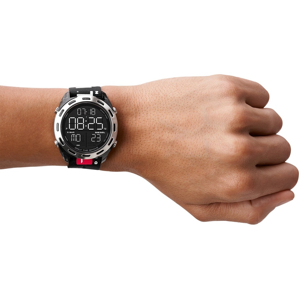 Diesel Montre pour hommes Perlon/nylon Montre