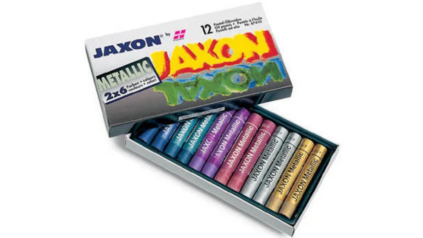JAXON Ölpastellkreide 12er Set metallic