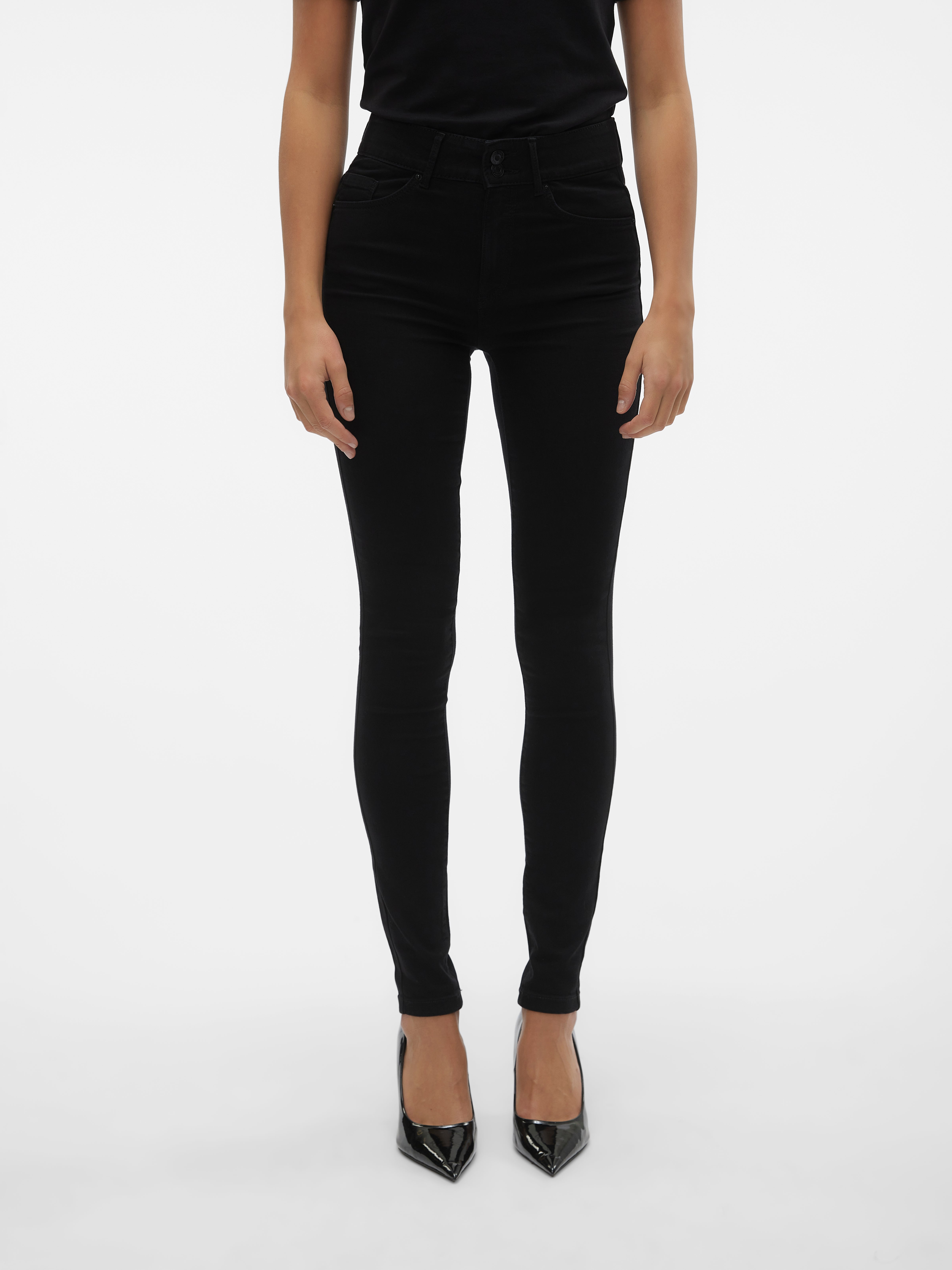 VMSOPHIA Hohe Taille Skinny Fit Jeans