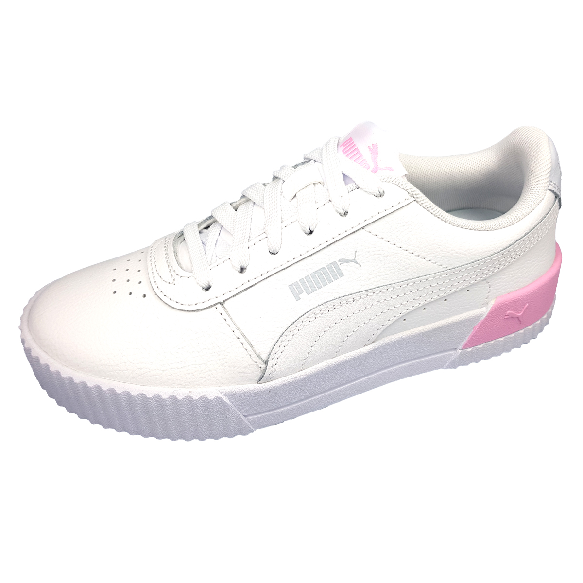 Puma Carina L JR 370677 Weiß 032 white/ice