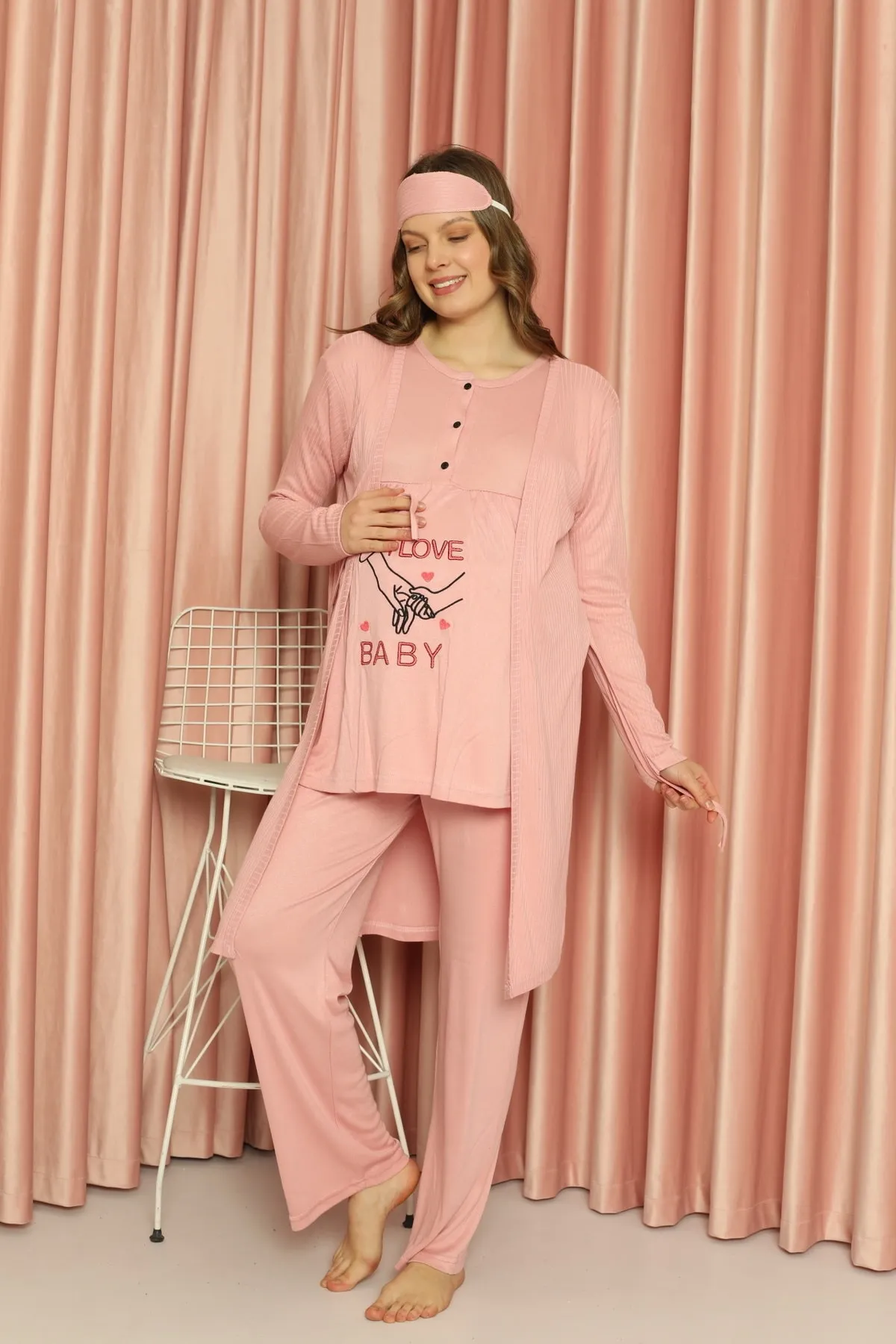ELİZ HOMEWEAR  Umstandspyjama-Set
