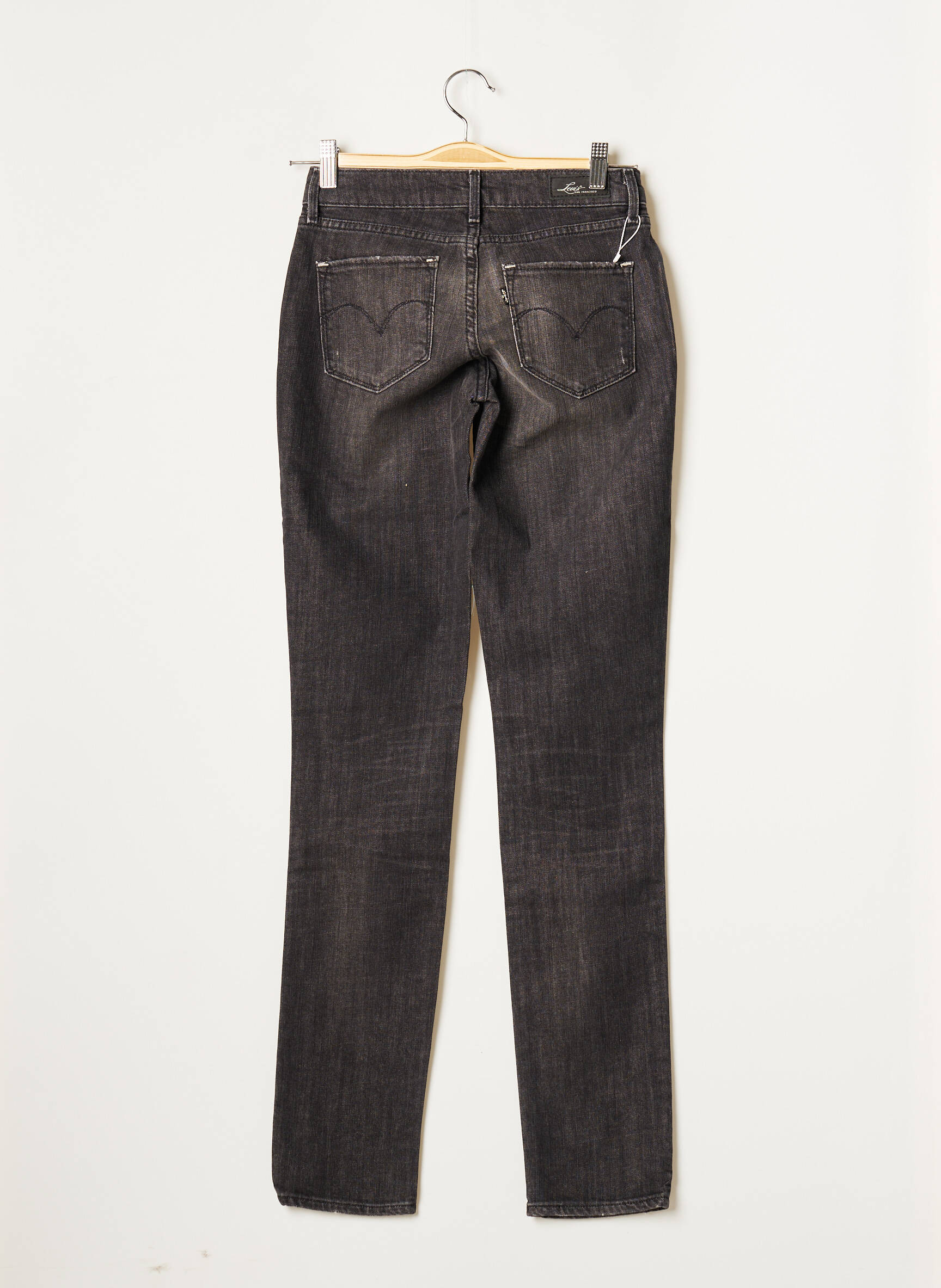 Levis Jeans Skinny Femme couleur gris