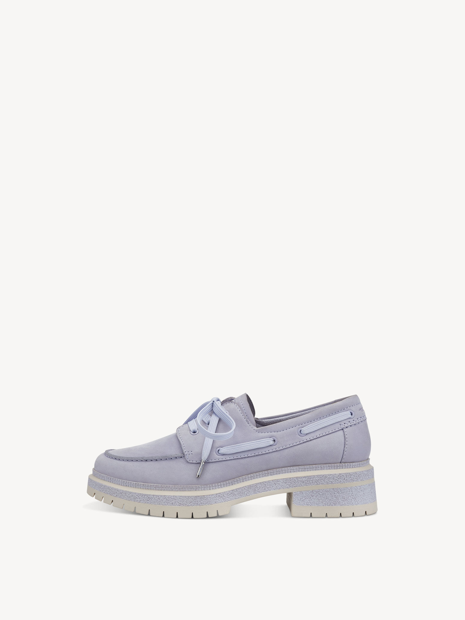 Derbie en cuir - mauve