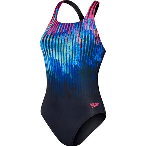 DAMEN BADEANZUG DIGI PLMT MDLT AF NAVY/PINK