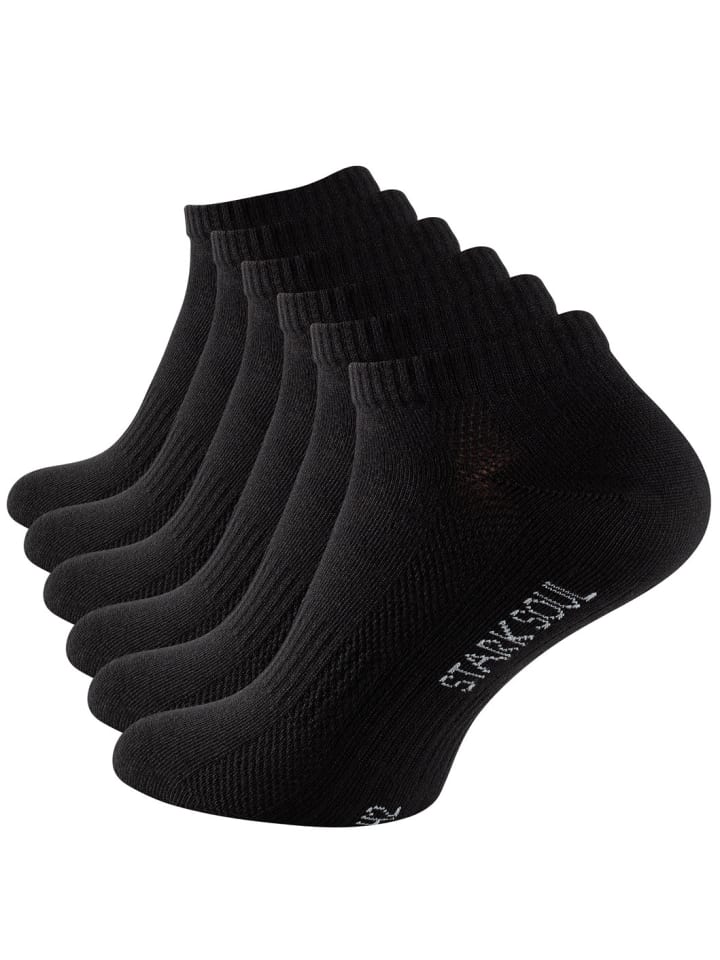 Stark Soul® Sneaker Socken 6 Paar Unisex in schwarz günstig kaufen