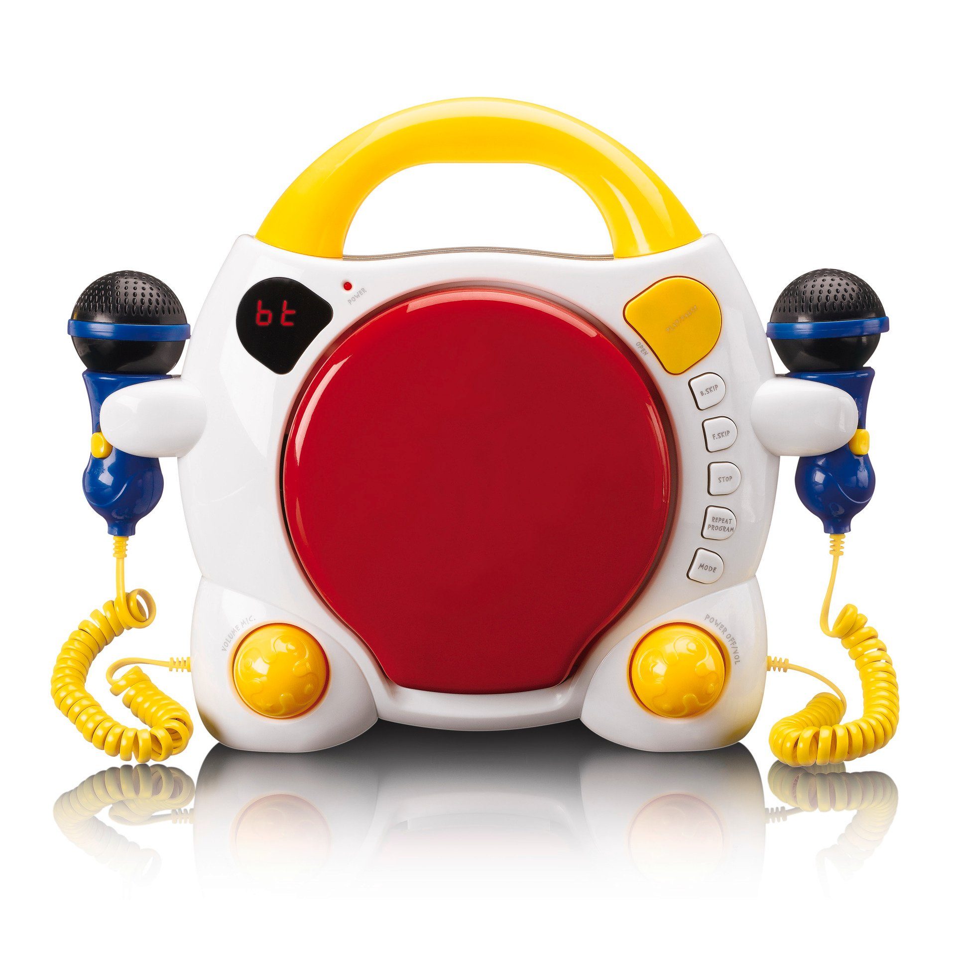 Lenco KCD-011KIDS Tragbarer Kinder Karaoke CD-Player mit Bluetooth CD-Player (Bluetooth)