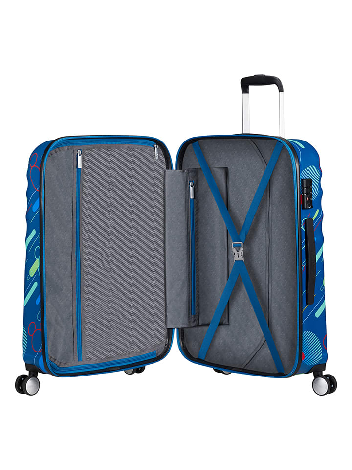 American Tourister Hardcase-Trolley in Bunt/ Blau - (B)47 x (H)67 x (T)26 cm günstig kaufen onesize