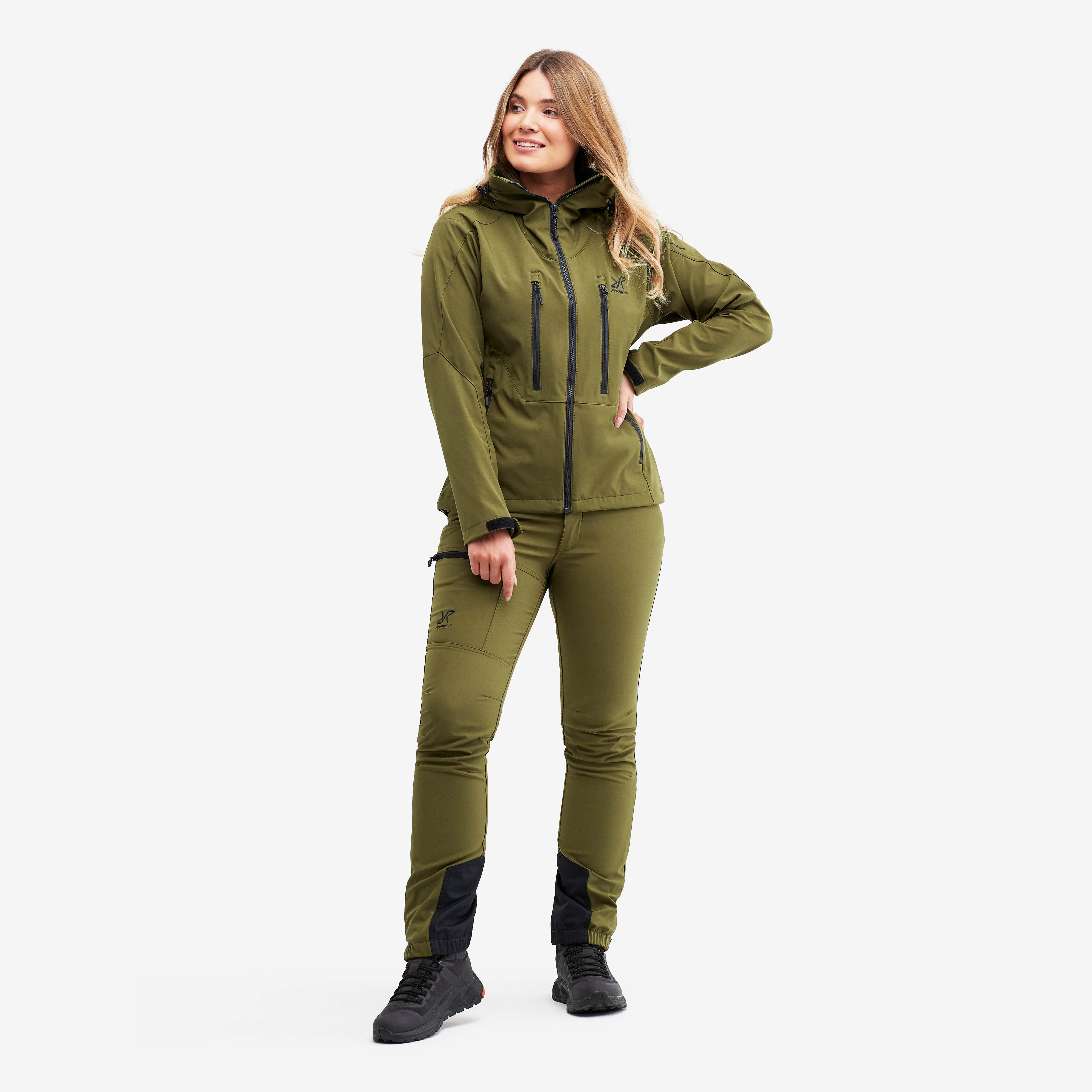 Trail Pants Femme Dark Olive