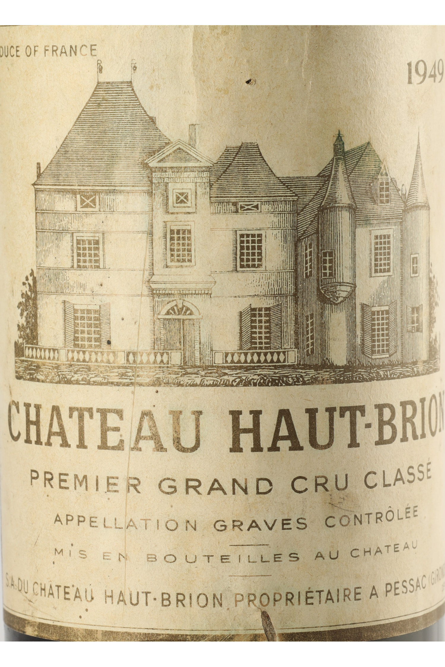 Château Haut Brion 1949, Pessac Leognan