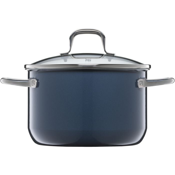 WMF Fusiontec Essential Kochtopf mit Deckel, 20cm Blueberry