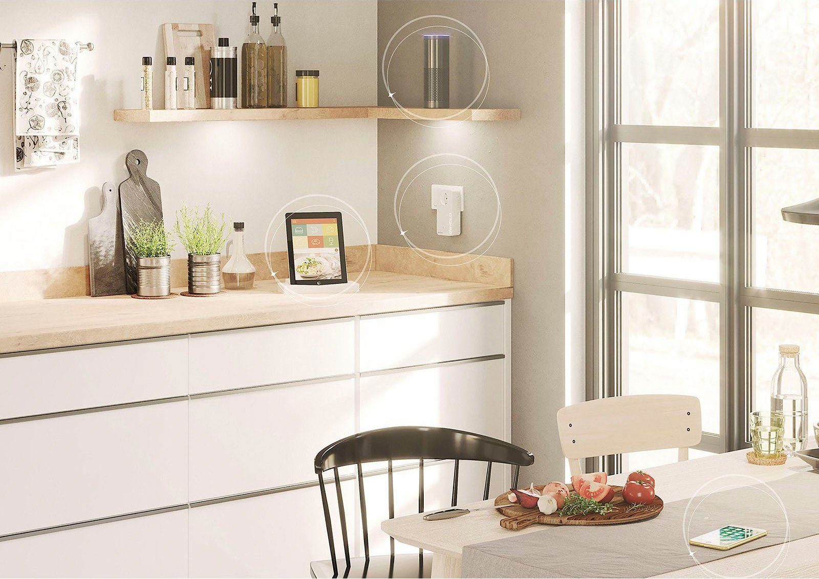 DEVOLO Magic 1 WiFi ac Ergänzung (1200Mbit, Powerline + WLAN, 2x LAN, Mesh) WLAN-Router