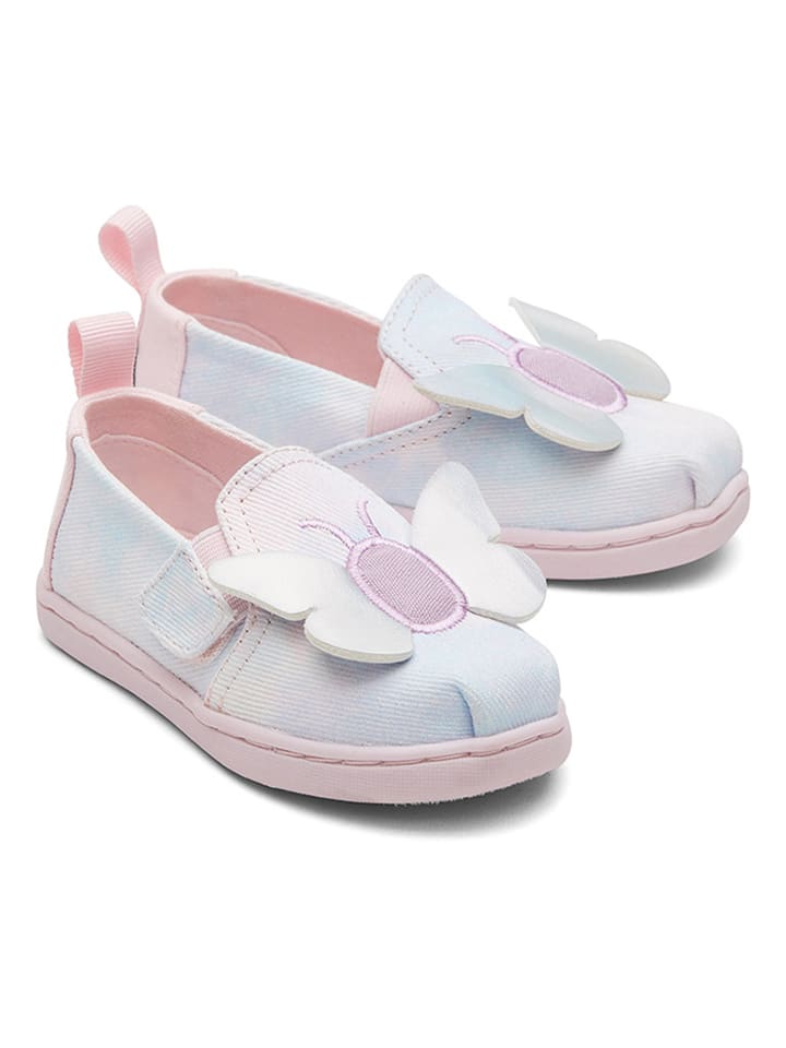 TOMS Slipper in Rosa/ Hellblau günstig kaufen
