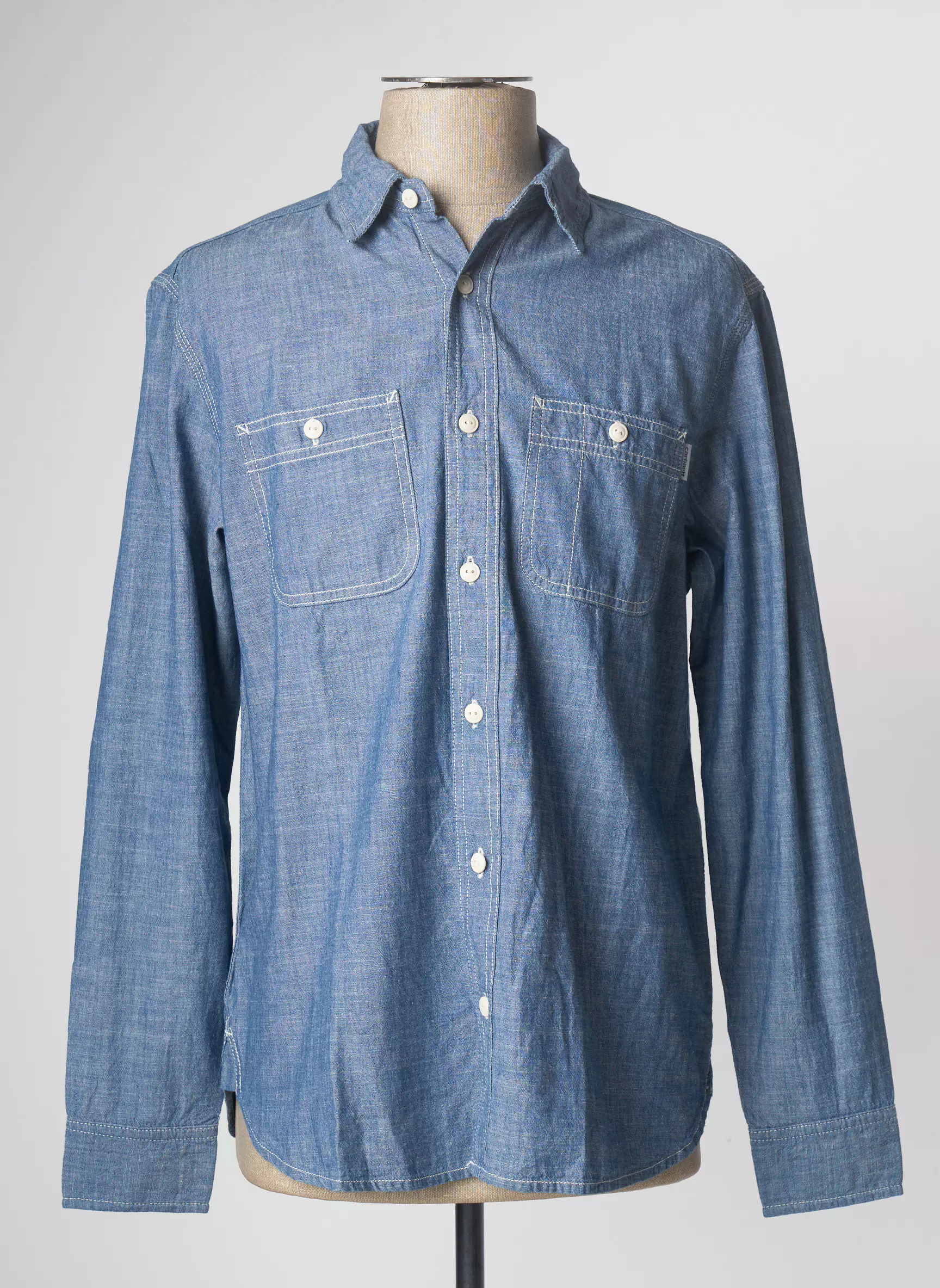 Carhartt Manches Longues Homme couleur bleu