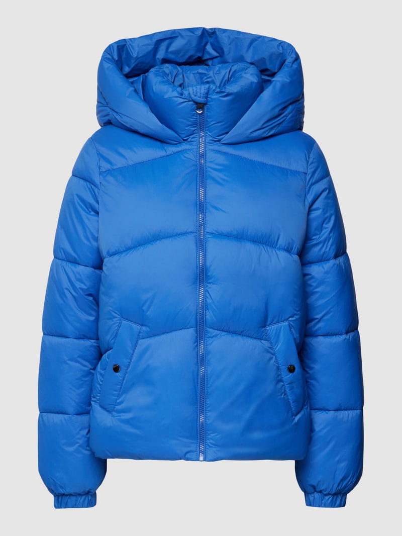 Steppjacke mit Kapuze Modell 'UPPSALA' in royalblau