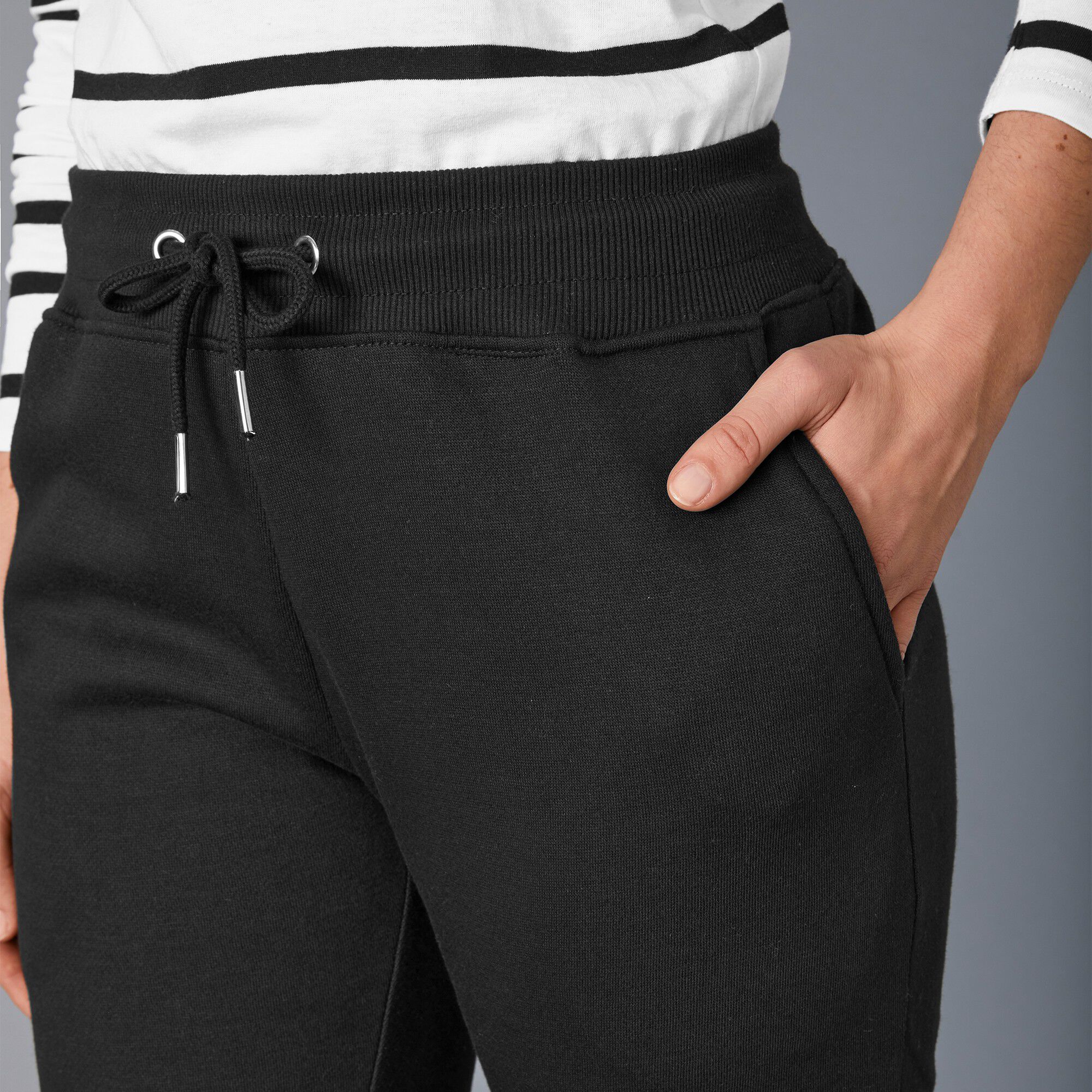 Pantalon jogging en molleton gratté