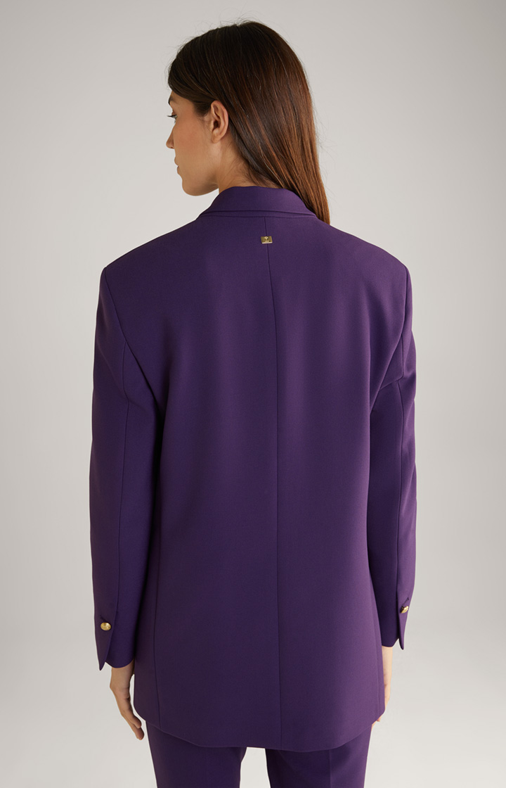 Boxy-Doppelreiher-Blazer in Lila