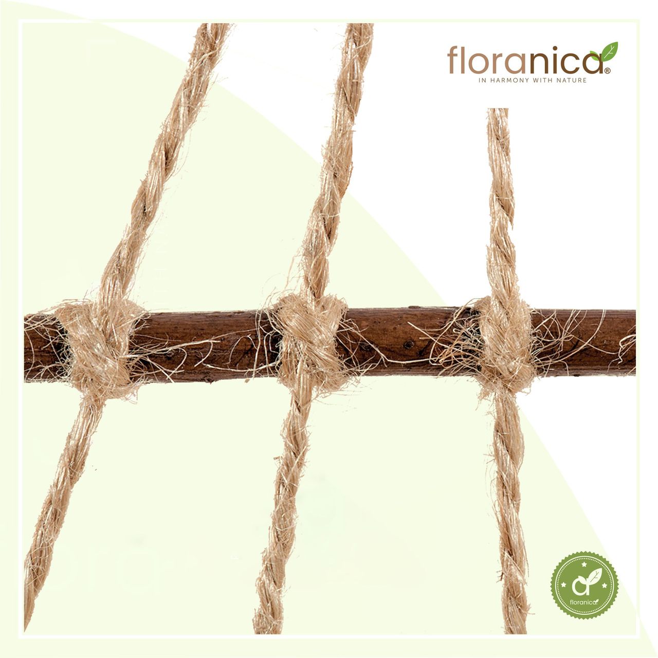 Pemicont Floranica Holzleiter für Adventskalender  100 x 140 cm - Holz Aufhängen von Weihnachtsschmuck