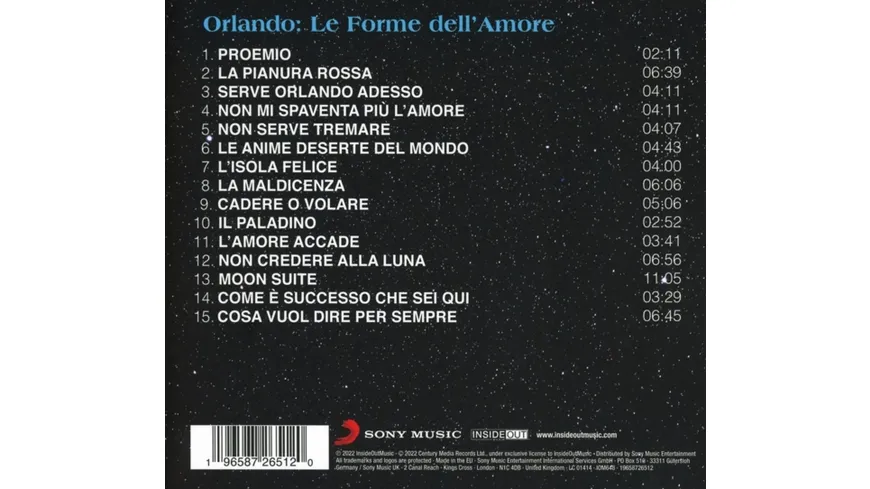 Orlando: Le Forme dell'Amore