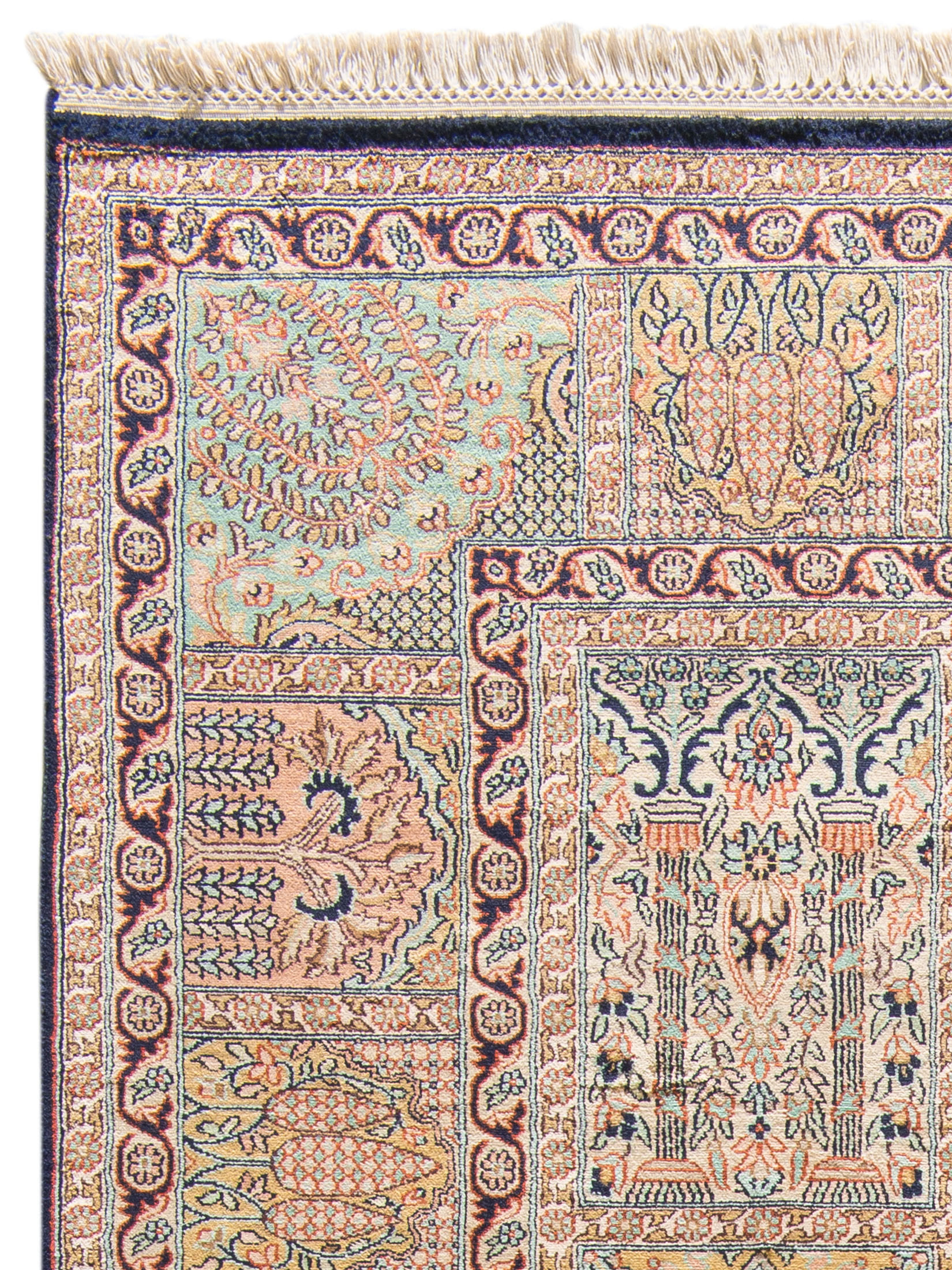 Kaschmir Seide 16/16 ca. 184 x 274 cm, Unikat / Einzelstück