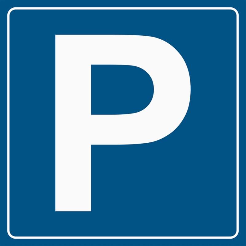 Djois Warnschild Parkschild Klebstoff, einschraubbar PP (Polypropylen) 20 (B) x 0,14 (H) cm