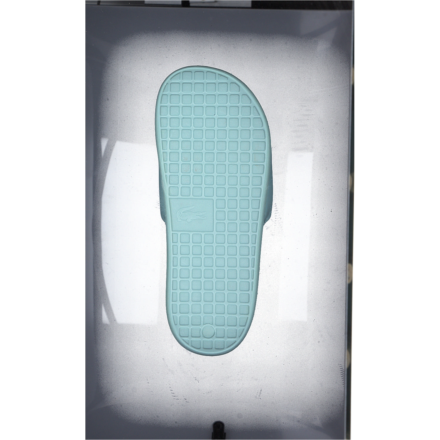 Lacoste Croco 1.0 45CFA0002, Badeschuhe, Damen, turquoise/white