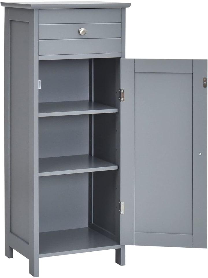 COSTWAY Badezimmerschrank in Grau günstig kaufen onesize