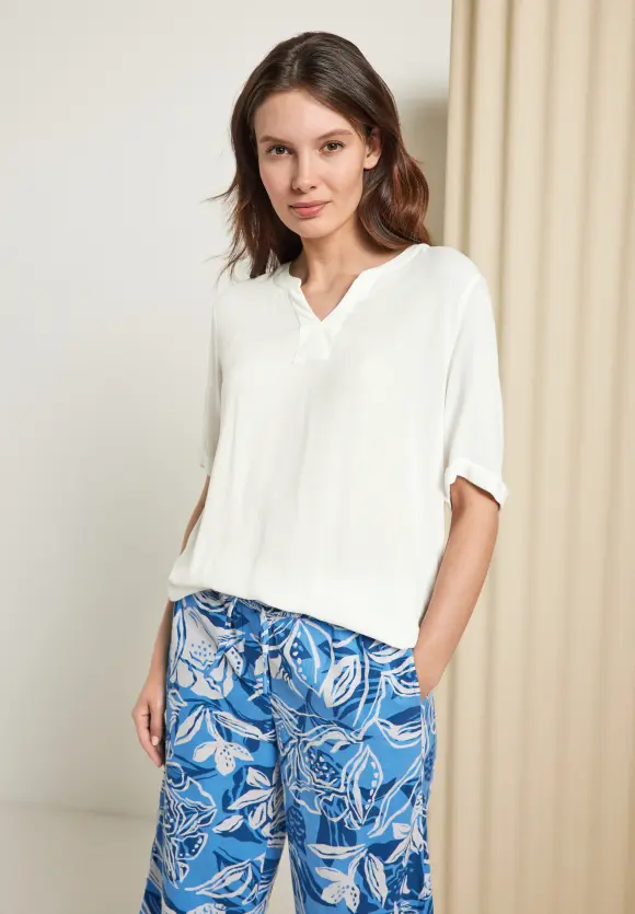 CECIL Bluse im Materialmix