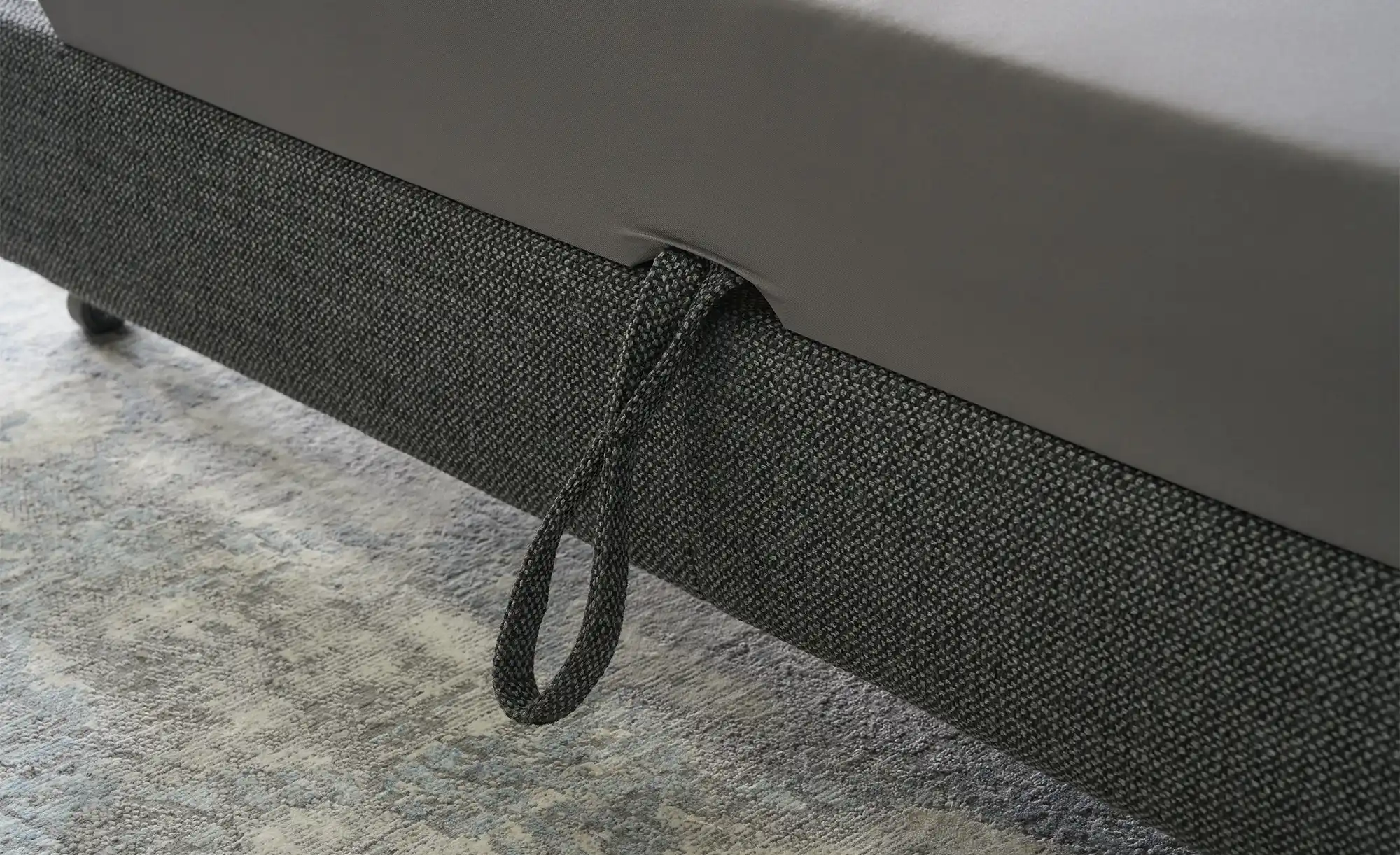 Twist Ecksofa aus Flachgewebe Fabio