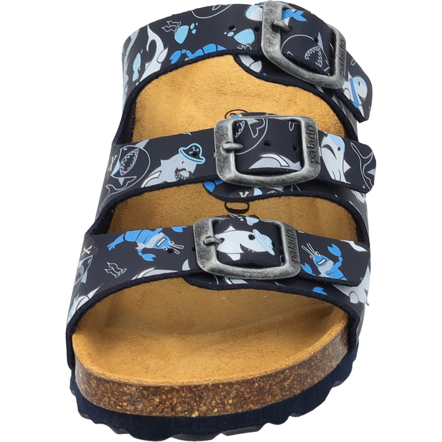 Palado Kids Capri B Print, Pantoletten, Kinder, Dunkelblau Sharks