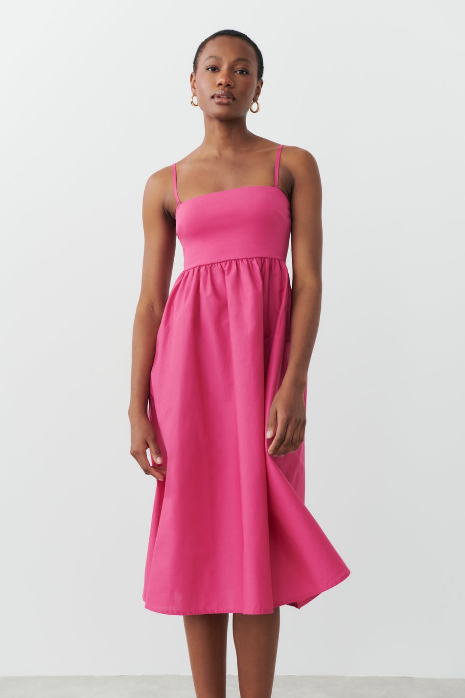 Bandeau midi dress