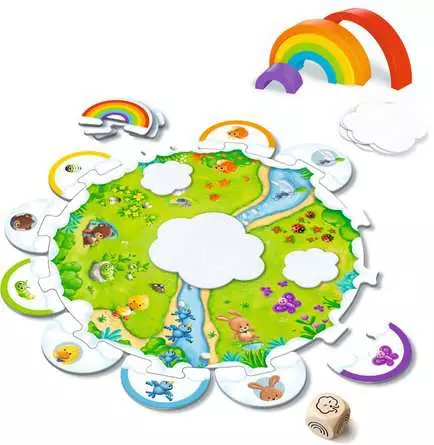 ministeps: Emils buntes Regenbogen-Spiel - Kinderspiel ab [age] Jahren