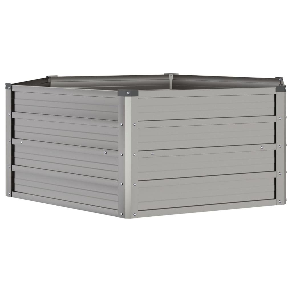 vidaXL Hochbeet Hochbeet Rostig 129x129x45 cm Cortenstahl (1 St)