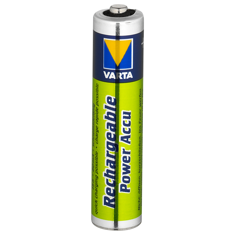 Varta Rechargeable Power Akku NiMh Micro HR03/AAA (1,2 Volt 800 MAh)