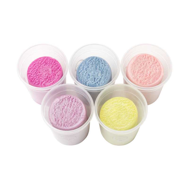 5 pots de pâte à modeler nacrée Oxybul