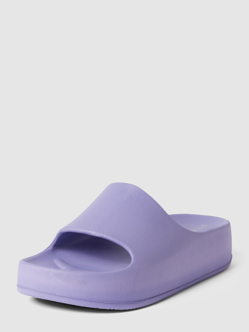 Slides mit breitem Riemen Modell 'ASTRO' in lavendel