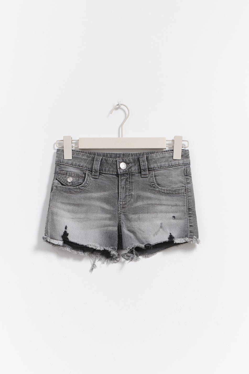 Y low chunky denim shorts