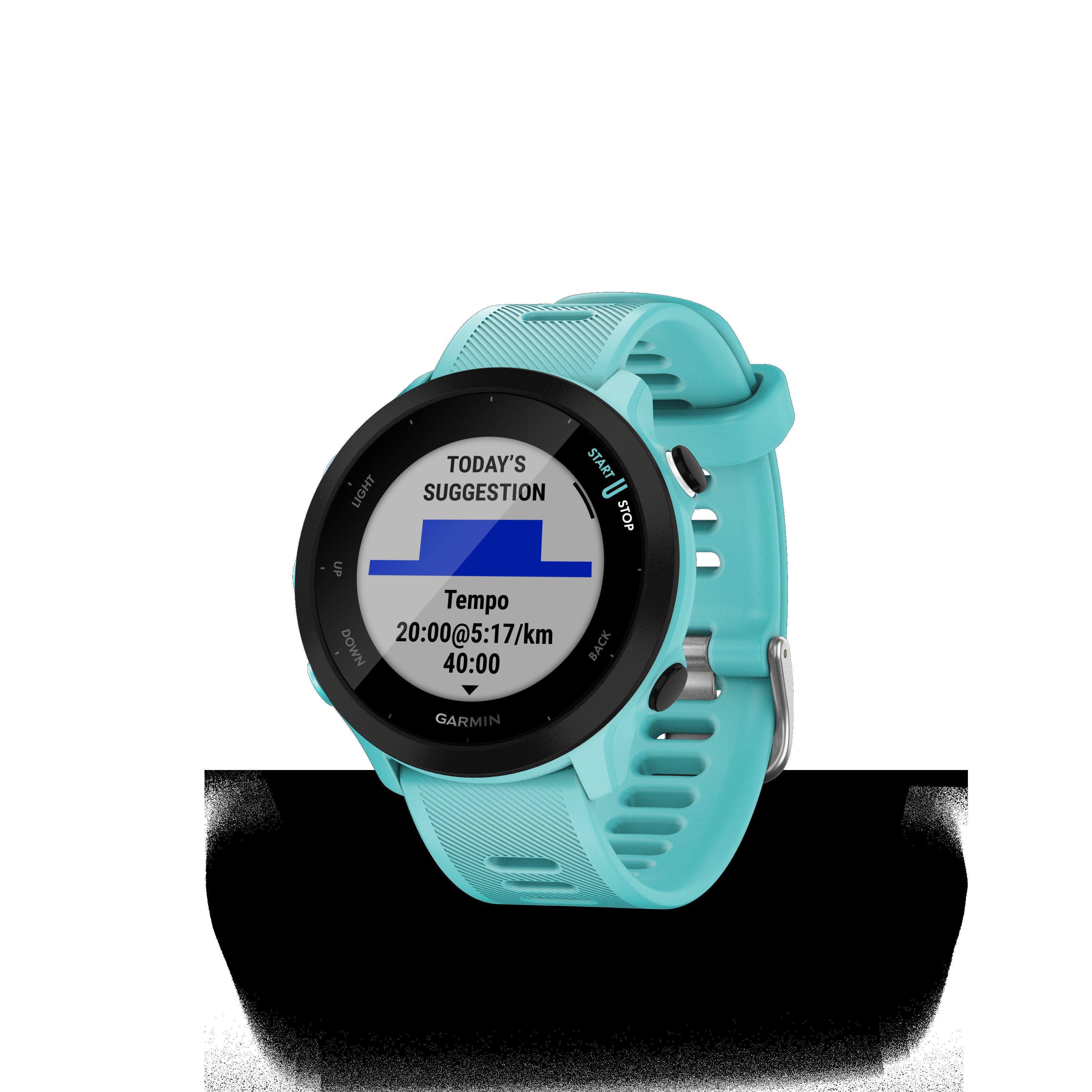 Garmin FORERUNNER 55 Multisport- Smartwatch (2,64 cm/1,04 Zoll, Garmin), GPS-Laufuhr