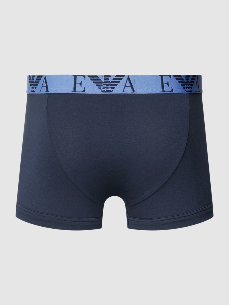 Trunks im unifarbenen Design im 3er-Pack in dunkelblau