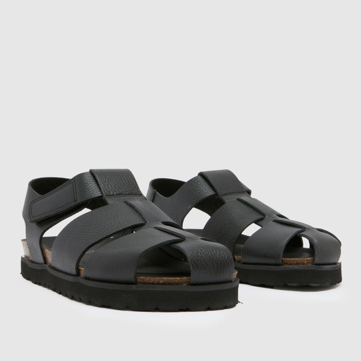 Schuh – Sebastian – Svarta fiskarsandaler