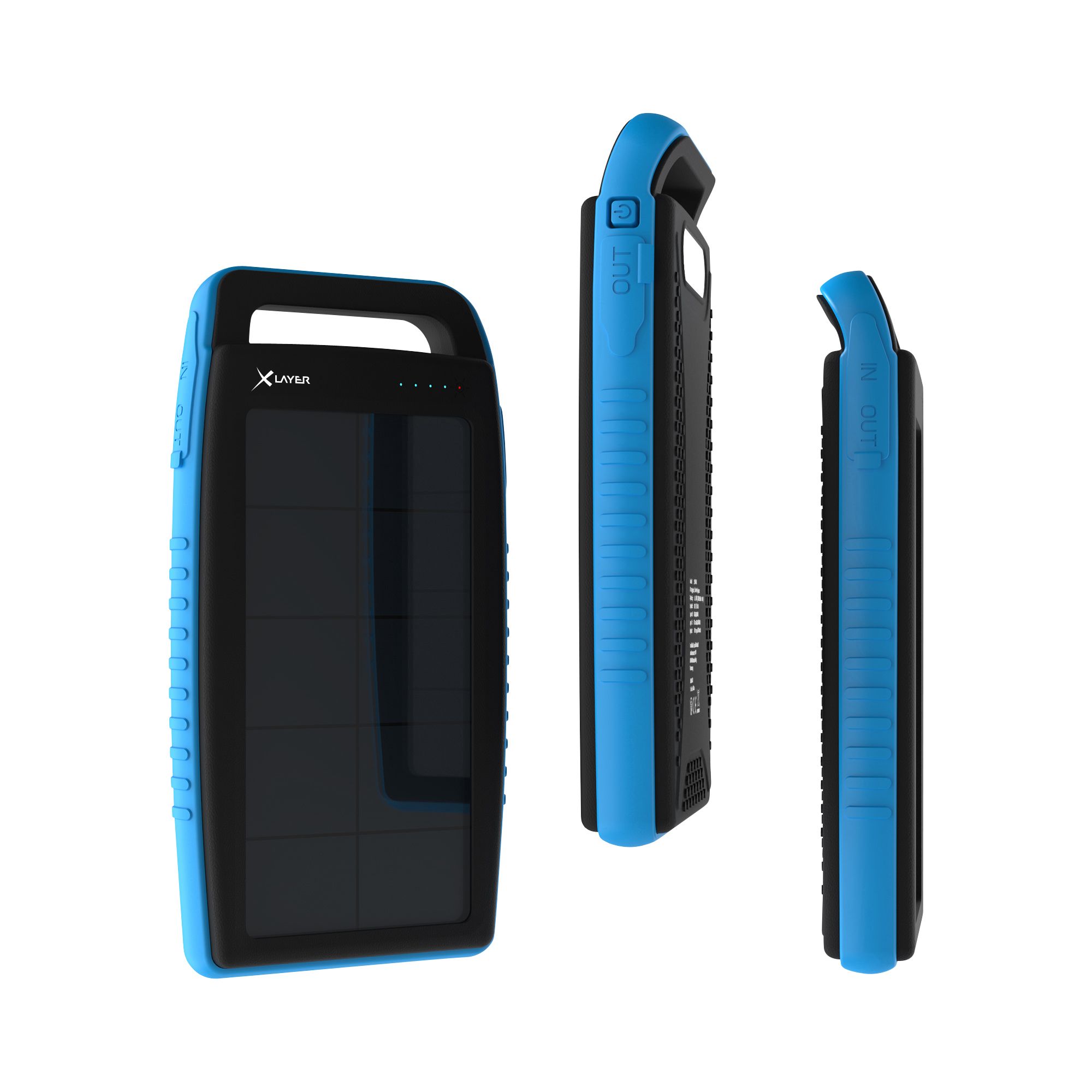 XLayer PLUS Solar 15.000 mAh Powerbank