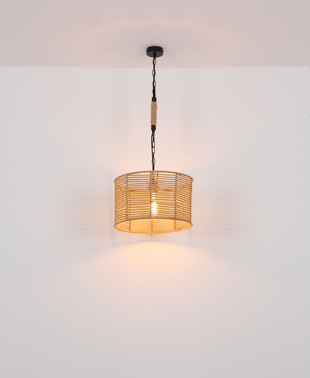 Globo Lighting - HALIA - Hängeleuchte Metall schwarz matt, 1x E27