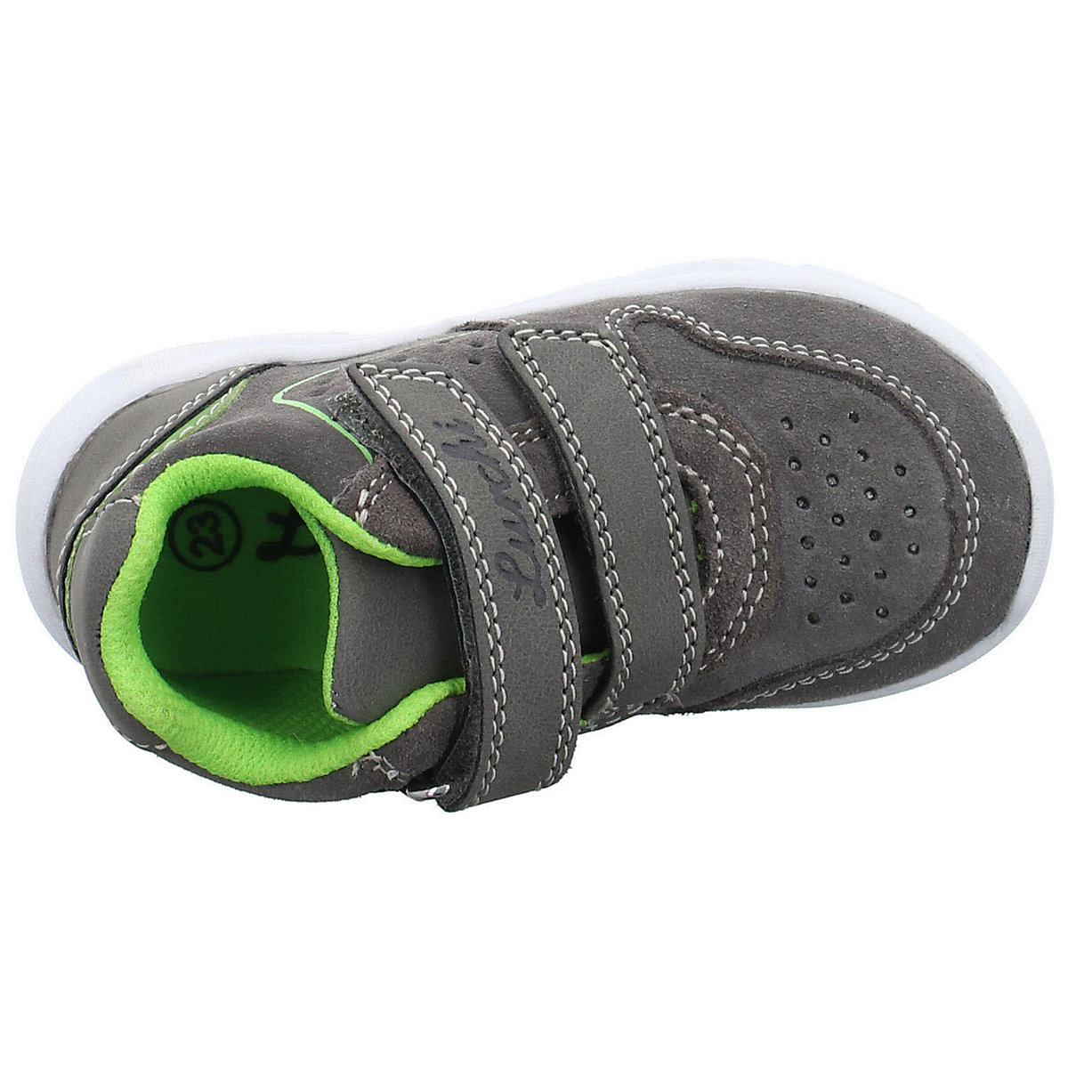 Baby Lauflernschuhe Krabbelschuhe Bolle Klettschuh Babyschuhe Veloursleder uni Halbschuhe