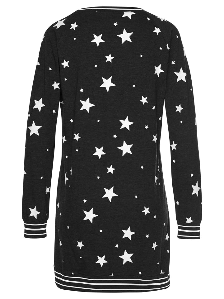 VIVANCE DREAMS Sleepshirt in schwarz- weiß günstig kaufen