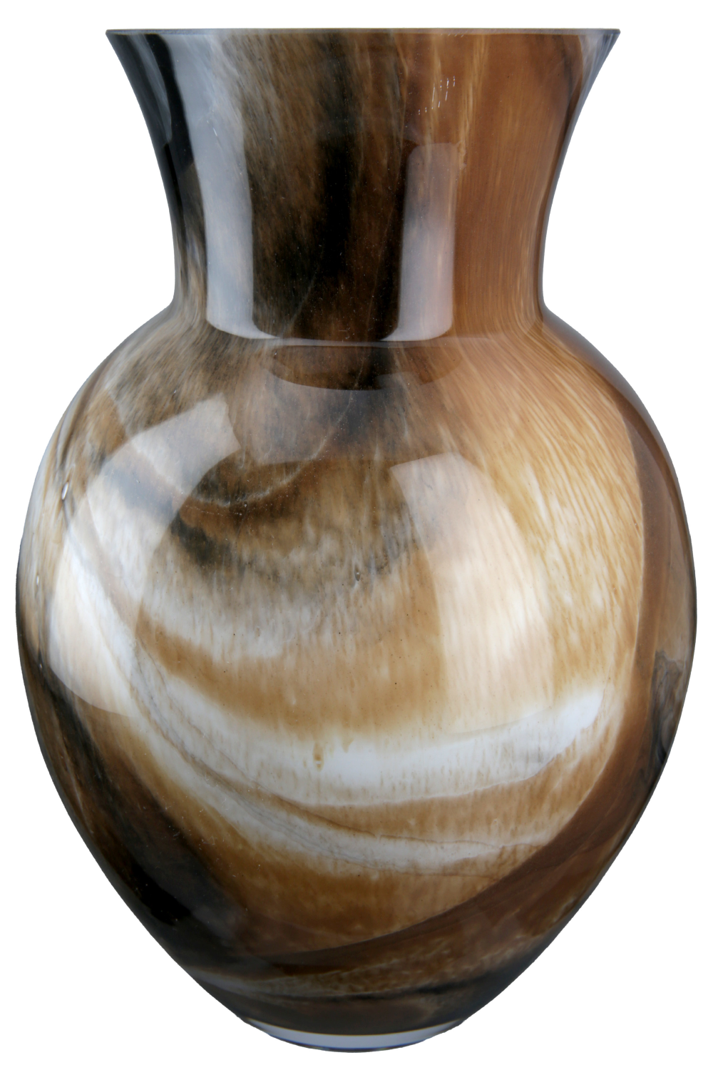 Vase Draga braun/grau