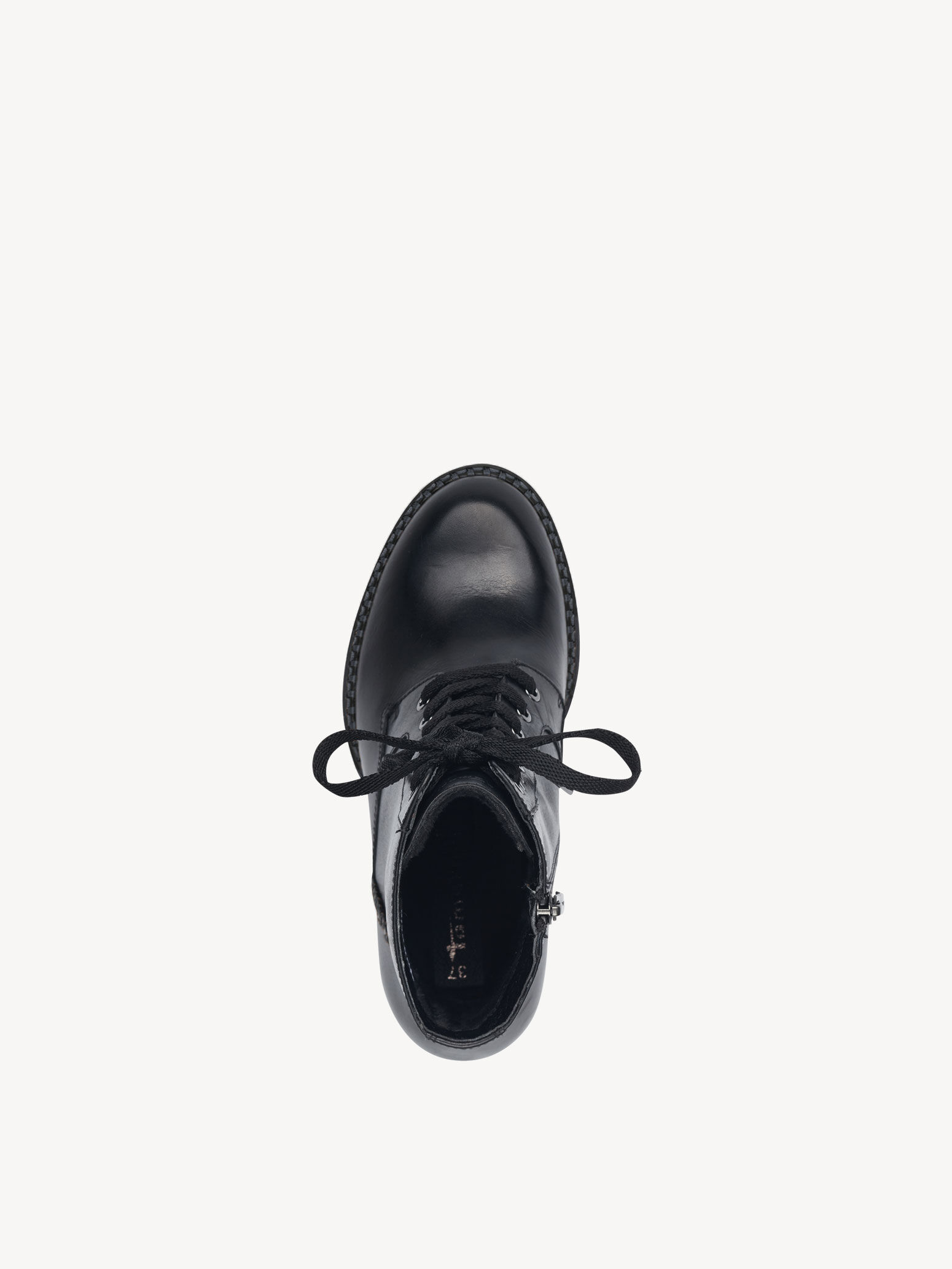 Bottine en cuir - noir