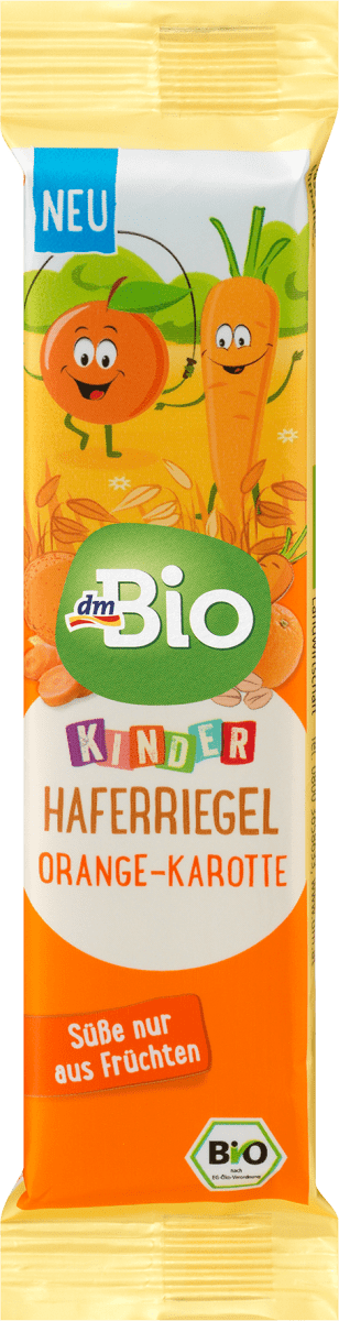 Fruchtriegel Hafer Orange-Karotte, ab 3 Jahre, 30 g